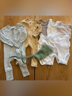 Baby boy bundle 0-6 month bamboo and cotton